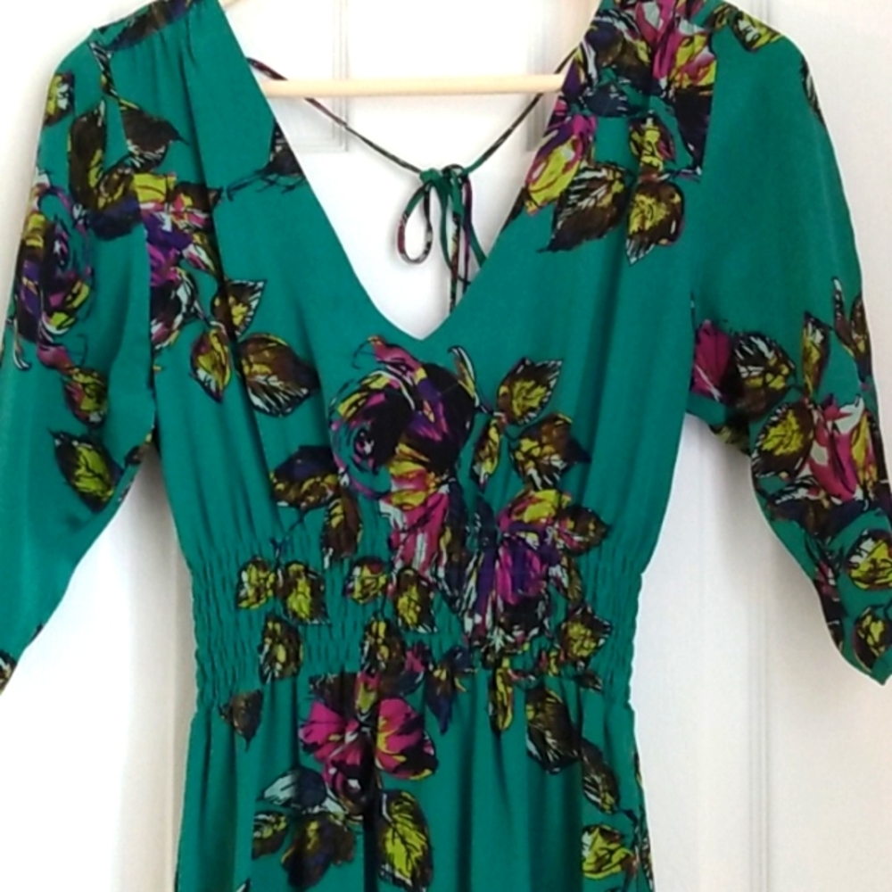 Anthropologie silk dress